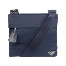 Bolso bandolera Prada Tessuto azul oscuro