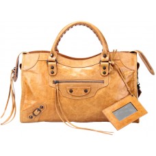 Bolso urbano clásico mediano Balenciaga Camel