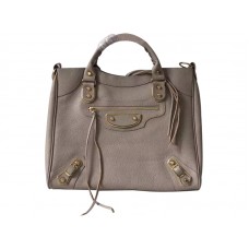 Bolso Velo Balenciaga con borde metálico dorado y gris