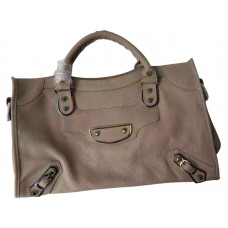 Bolso urbano Balenciaga Classic Metallic Edge Iridescent en gris