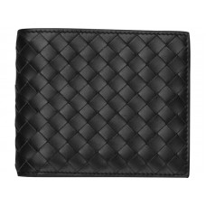 Cartera plegable Bottega Veneta en Intrecciato Vn Black