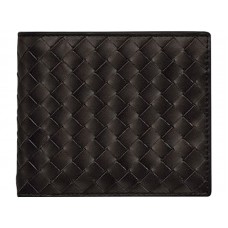 Cartera plegable Bottega Veneta en Intrecciato Vn Choclate