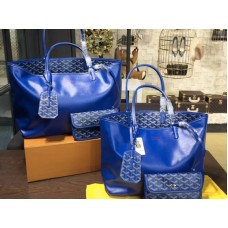 Tote Goyard Anjou Reversible Mm Azul