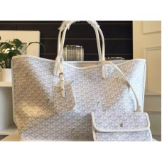 Bolso Tote Goyard Anjou Reversible Mm Blanco
