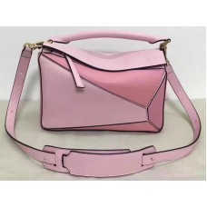Bolso Puzzle de Loewe Rosa Suave Caramelo Rosa Oscuro