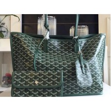 Bolso tote reversible Goyard Anjou Gm verde
