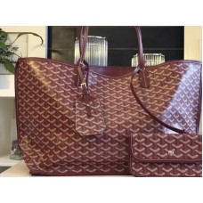 Bolso tote reversible Goyard Anjou Gm burdeos