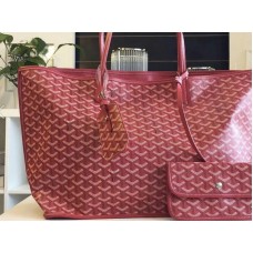 Bolso tote reversible Goyard Anjou Gm rojo