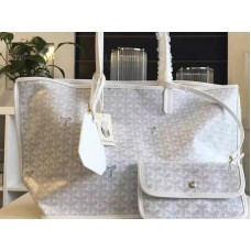 Bolso Tote Goyard Anjou Reversible Gm Blanco