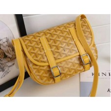 Bolso bandolera Goyard Chevron Belvedere Pm amarillo
