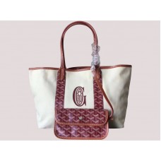 Tote goyard anjou de lona reversible mm malva h-gotogg3456s4