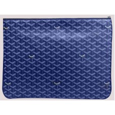 Goyard Chevron Senat Pochette Gm Azul sar0201491