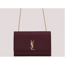 Bolso grande con cadena Kate de Saint Laurent Ysl, color malva, H-yslshsg073330md3