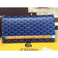 Bolso de mano Goyard Chevron Monte Carlo Bois Azul