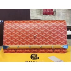 Bolso de mano Goyard Chevron Monte Carlo Bois naranja