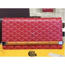Bolso de mano Goyard Chevron Monte Carlo Bois Rojo