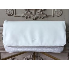 Goyard Goyardine Sainte Marie Clutch Suave Blanco