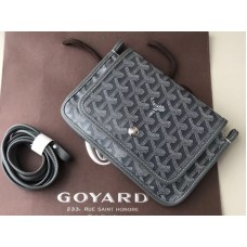 Goyard Cartera Bandolera Goyardine Plumet Gris