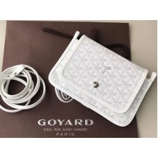Goyard Cartera Bandolera Goyardine Plumet Blanco