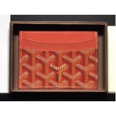 Tarjetero Goyard Goyardine Saint Sulpice Rojo