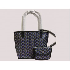 Goyardine Saint Louis Claire Voie PM Azul oscuro