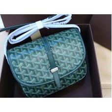 Bolso bandolera Goyard Goyardine Chevron Verde