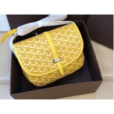 Bolso bandolera Goyard Goyardine Chevron Amarillo