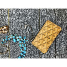 Llavero monedero Goyard amarillo