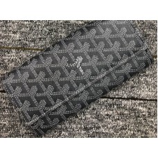 Cartera larga Goyard Varenne Chevron gris