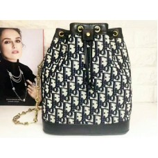 Bolso grande con cordón Dior Diorissimo negro