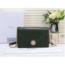 Bolso Dior Diorama de piel de cordero Verde d05282