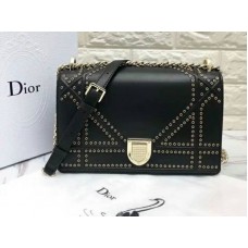 Bolso Dior Diorama de piel de becerro negro d0422-1