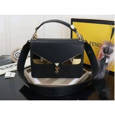 Bolso Fendi Kan I de piel negra f5533
