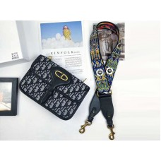 Bolso bandolera Dior Dioraddict azul m5036b