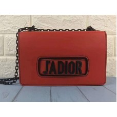 Bolso Dior J'Adior de piel de becerro ultramate rojo