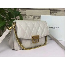 Bolso con solapa Givenchy gv3 de piel de becerro acolchada en gris