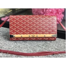 Bolso de mano Goyard Monte Carlo con correa Pm burdeos
