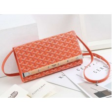 Clutch Goyard Monte Carlo Con Correa Pm Naranja