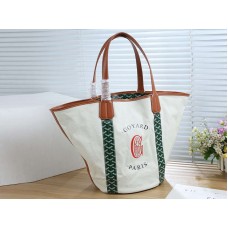 Tote Goyard Belharra Biarritz Reversible Verde