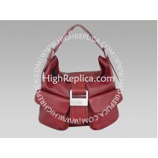 Bolso hobo con solapa Clarabelle de Givenchy, rojo