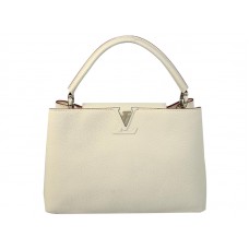 Bolso Louis Vuitton Capucines Mm Crema