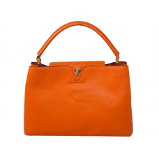 Bolso Louis Vuitton Capucines Mm Naranja
