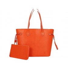 Louis Vuitton Epi Leather Neverfull Mm Naranja