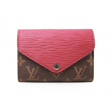 Cartera compacta Louis Vuitton Monogram Marie-Lou fucsia