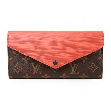 Cartera larga Louis Vuitton Monogram Marie-Lou Pimentón