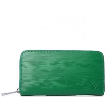 Organizador con cremallera de cuero Epi de Louis Vuitton, verde