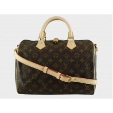 Louis Vuitton Monogram Speedy 30 con correa para el hombro