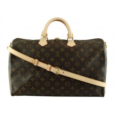 Louis Vuitton Monogram Speedy 40 con correa para el hombro