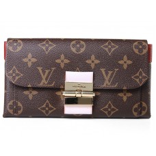Cartera Louis Vuitton Monogram Elysee roja