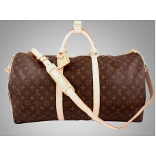 Louis Vuitton Monogram Keepall 60 con correa para el hombro